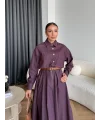 Es - Dacron Etekli Kot Takım - Mürdüm
