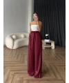 Aslı Pırlanta Pantolon - Bordo