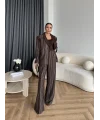 Asil Pırlanta Ceketli Takım - Kahve