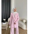 Fuş - Arlin Ceketli Takım - Pembe