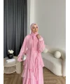 Fuş - Butter Şal Hediye Elbise - Pembe