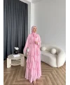 Fuş - Butter Şal Hediye Elbise - Pembe