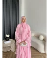 Fuş - Butter Şal Hediye Elbise - Pembe