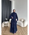 Fuş - Butter Şal Hediye Elbise - Lacivert