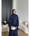 Fuş - Butter Şal Hediye Elbise - Lacivert