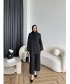 Mav - Moza Düğmeli Takım - Siyah