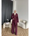 Hen - Milano Bağlamalı Takım - Bordo