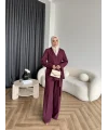 Hen - Milano Bağlamalı Takım - Bordo