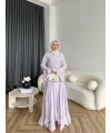 Fuş - Navyl Modal Elbise - Lila