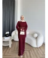 Mav - Nota Dantel Takım - Bordo