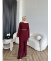 Mav - Nota Dantel Takım - Bordo