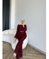 Mav - Nota Dantel Takım - Bordo