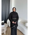 Mav - Nota Dantel Takım - Siyah