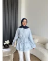 Fuş - Ferilan Fermuarlı Gömlek - Bebe Mavi