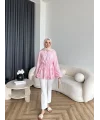 Fuş - Ferilan Fermuarlı Gömlek - Pembe