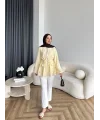 Fuş - Ferilan Fermuarlı Gömlek - Sarı