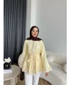 Fuş - Ferilan Fermuarlı Gömlek - Sarı
