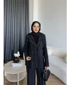 Bel - Elman Taş Detaylı Takım - Siyah