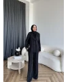 Bel - Elman Taş Detaylı Takım - Siyah