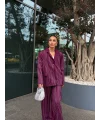 Asil Pırlanta Ceketli Takım - Mürdüm