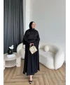 Ng - Banch Çiçek Baskılı Etekli Takım - Siyah