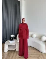 Duan Şifon Takım - Bordo