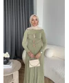 Hr - Desan Sandy Elbise - Yeşil