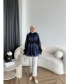 Hen - Welpan Momli Gömlek - Lacivert