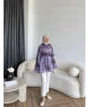 Hen - Welpan Momli Gömlek - Lila