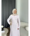 Tb - Havan Çapraz Elbise - Pembe