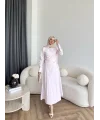 Tb - Havan Çapraz Elbise - Pembe