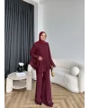 Hew - Eldar Şifon Takım - Bordo