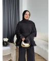Hew - Eldar Şifon Takım - Siyah