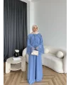 Ng - Julen Dantel Detay Takım - Mavi