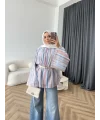 Act - Pastel Işıltı Bluz - Mavi