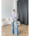 Act - Pastel Işıltı Bluz - Mavi