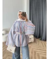 Act - Pastel Işıltı Bluz - Mavi