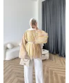 Act - Pastel Işıltı Bluz - Sarı