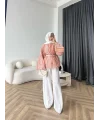 Act - Pastel Işıltı Bluz - Turuncu