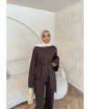 Bedal Asimetrik Modal Takım - Acı Kahve