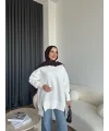 Dilvi Model Sweat - Beyaz