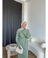 Dora Triko Elbise - Mint