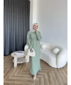 Dora Triko Elbise - Mint