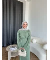 Dora Triko Elbise - Mint