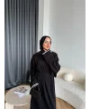 Doray Dantel Detaylı Elbise - Siyah