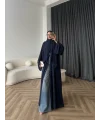 Duq - Doha Şal Hediye Abaya - Lacivert