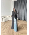 Duq - Doha Şal Hediye Abaya - Siyah