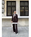 Efran Fermuarlı Takım - Acı Kahve