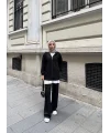 Efran Fermuarlı Takım - Siyah