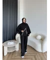 Ela Taş Detaylı Sweat - Siyah